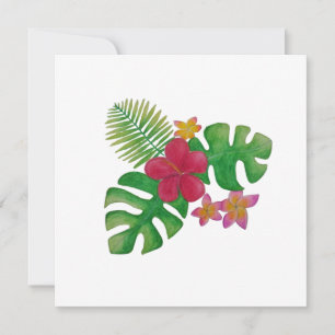 Invitation Fleur tropicale