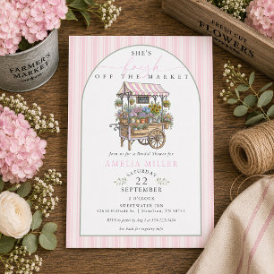 Invitation Fleuriste sur roues pour enterrement de vie de jeu