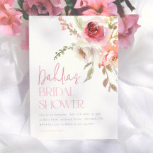 Fleurs à l'aquarelle Réception de mariage Jardin M