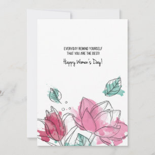 Invitation Fleurs Aquarelle