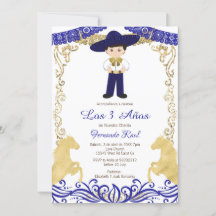Fleurs blanches Fiesta Invitaciones Tres Anos