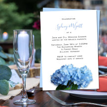 Fleurs bleues wedding showers Jack n Jill Couples