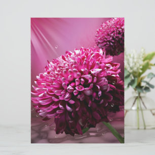Invitation Fleurs Dahlia