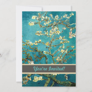 Invitation Fleurs d'amandier de Van Gogh Impressionnisme clas