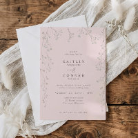 Fleurs de bébé rose pâle Mariage Bohème Champêtre