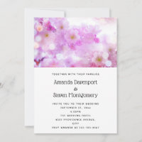 Fleurs de cerisier rose photo mariage