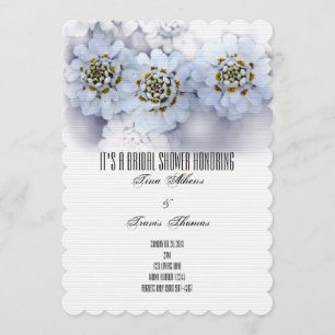 Invitation Fleurs de Fête de Fiançailles Famille Amis Invités