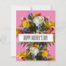 FLEURS DE FÊTE DES MÈRES FLEURALES ROSE