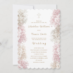 Invitation Fleurs de Gypsophile   Mariage
