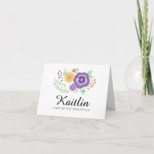 Invitation Fleurs d'été simples Serez-vous ma demoiselle d'