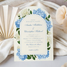 Fleurs d'hortensia bleues et roses blanches pour u
