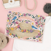 Fleurs du jardin printanier Baby shower rose Casqu