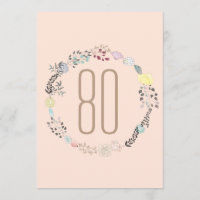 Fleurs fantaisies et diamants 80e anniversaire