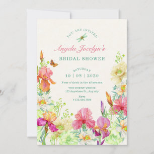 Invitation Fleurs fleuries