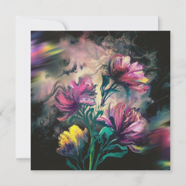 Invitation Fleurs florissantes (Devant)