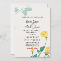 Fleurs Jaunes Conception Florale Mariage
