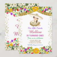 Fleurs mexicaines avec Parties scintillant or Anni
