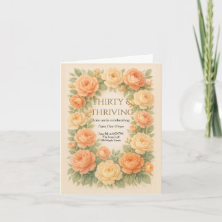 Invitation Fleurs pastel en fleurs