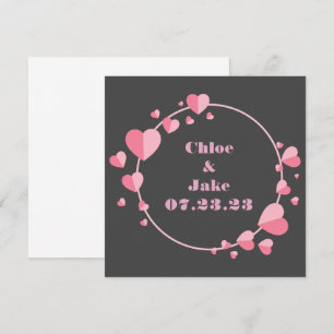 Invitation Fleurs Personnalisées Raisin de Vin Rouge Blanc