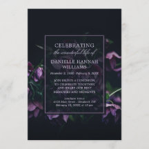 Fleurs pourpres - célébration de mémorial de la