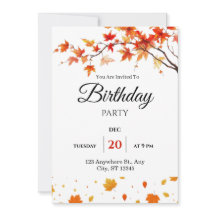 Fleurs printanières de fête d'anniversaire invitat