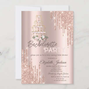 Invitation Fleurs qui dégoulinent, Verre à Champagne Enterrem
