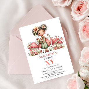 Invitation Fleurs Rosées pour les 5 ans de la Fée