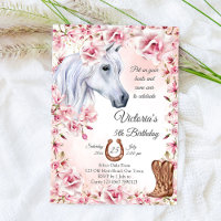 Fleurs roses de cheval blanc cofille anniversaire