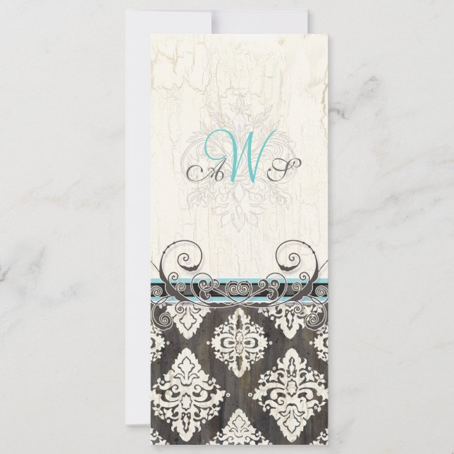 Invitation Fleurs Roses & Lys calla Photo de mariage (Devant)
