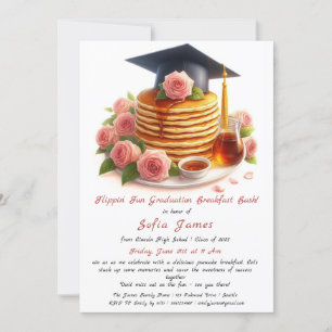 Invitation Flippin' Fun Graduation Breakfast Bash!