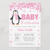 Flocon de neige de baby shower de fille de rose