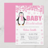 Flocon de neige de baby shower de fille de rose