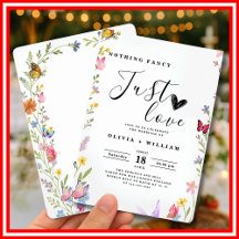 Floral Boho Rien De fantaisie Juste Amour Mariage