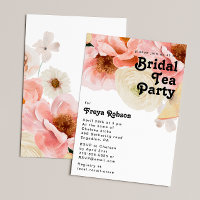 Floral coloré gras | Tea Party