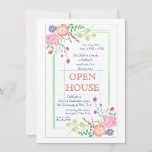 Invitation Floral Corners