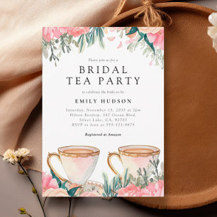 Invitation Floral Elegant Tea Party