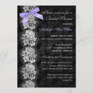 Invitation floral IMPRIMÉ de Fête de la mariée de