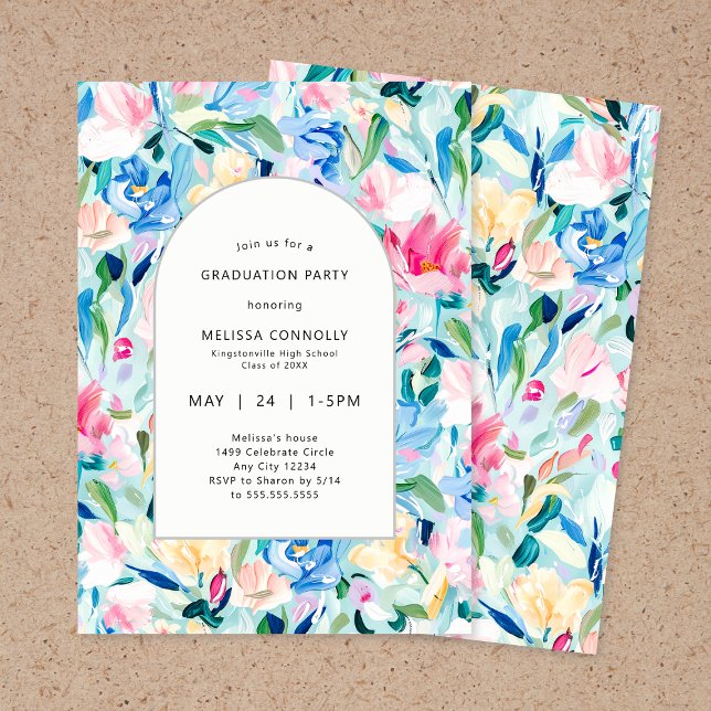 Invitation Floral Painting (Créateur téléchargé)