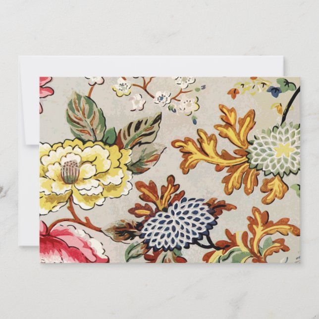 Invitation florale (Devant)