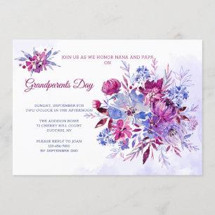 Invitation florale de Protea d'aquarelle