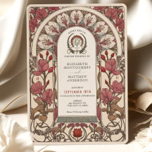 Flore Mariage de Bourgogne et d'ivoire Art nouveau