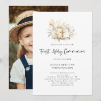 Flore moderne Bible Photo Première Communion saint