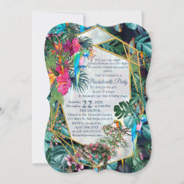 Invitation Flore tropicale Paradis & Oiseaux