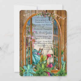 Invitation Flore Tropicale Paradise Beach Scenery