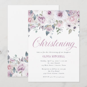 Invitation Flore violette Brise