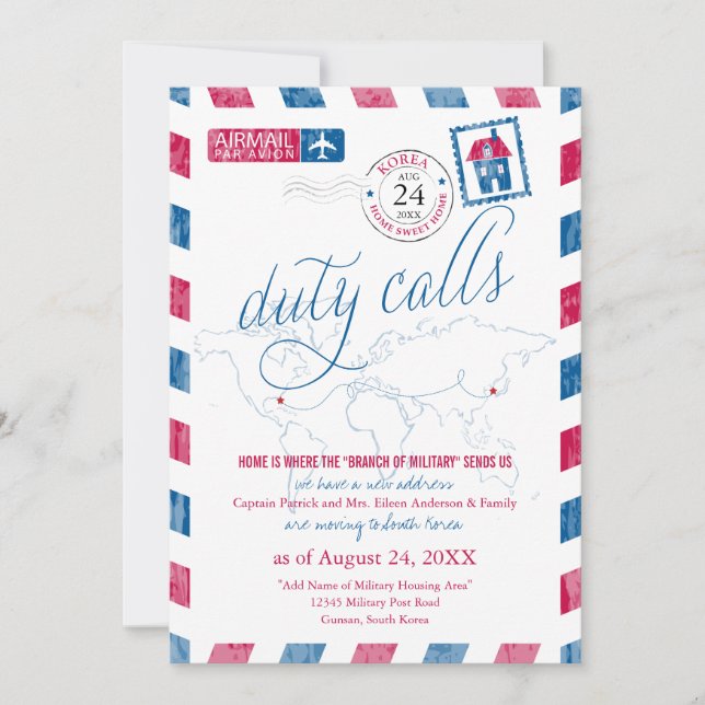 Invitation Floride à Corée Aéronefs Militaire Déménagement (Devant)