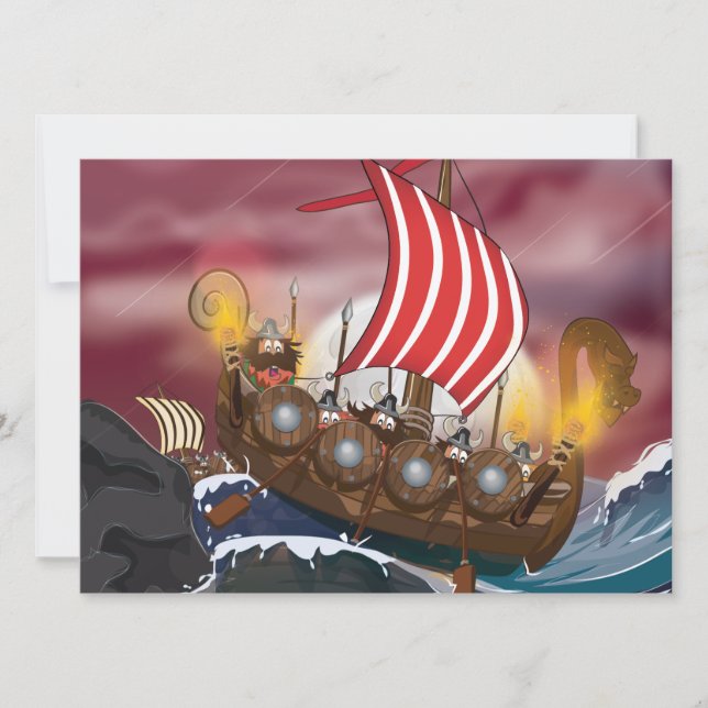 Invitation Flotte Viking Invasion (Devant)
