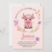 Fluffy Rose Highlands Scottish Cow