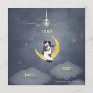 Invitation Fly Me to the Moon 2