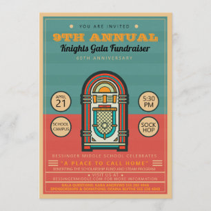 Invitation Flyer d'invitation de la partie de houblon de juke